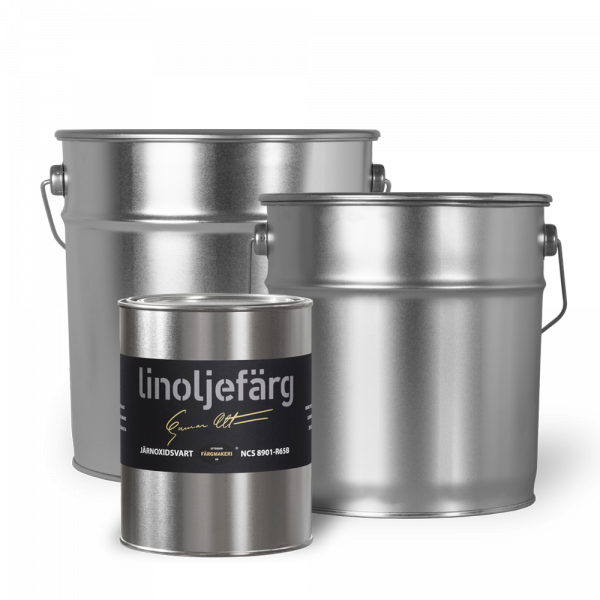 Svart linoljefärg - Bild 1